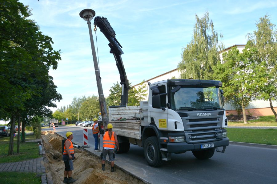 Verlegen von Starkstrom